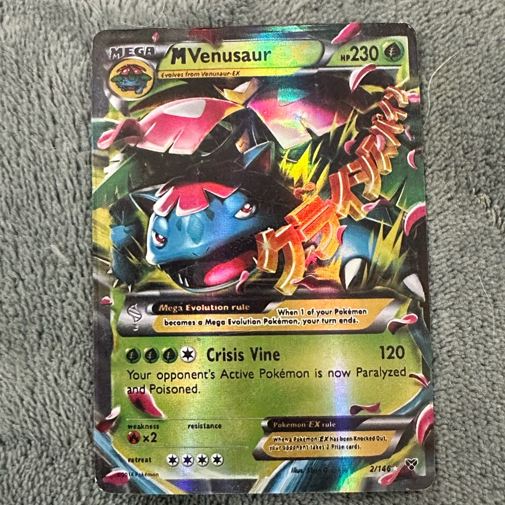 Mega Venusaur Pokémon card